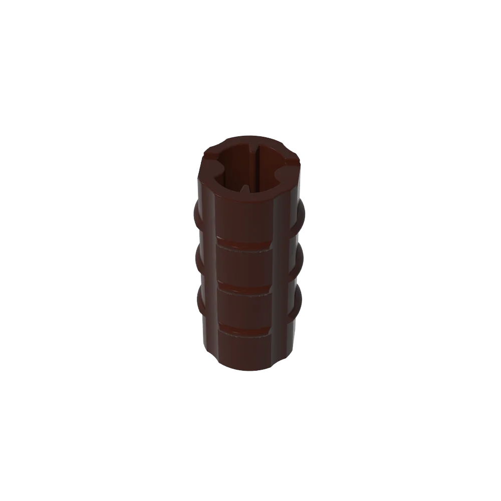 Gobricks Cross Axle Extension M 3 Ribs | Compatible Technical Building Block Connector close-up view