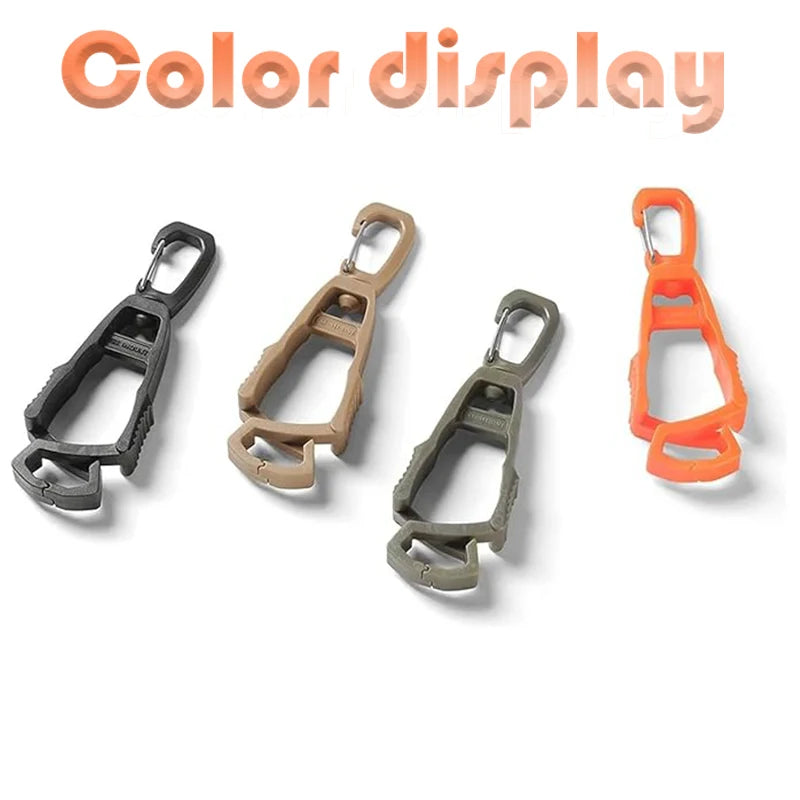 New 4-1PC Outdoor Protective Gloves Clip Hanger Multi-purpose Safety Work Gloves Ho additional angle