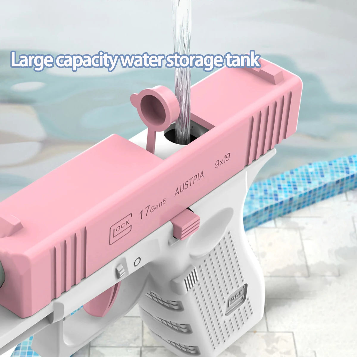 New Summer Water Gun Toys Bursts Pistol High-pressure Strong Charging Water Automatic Water Spray Children Toy Adult