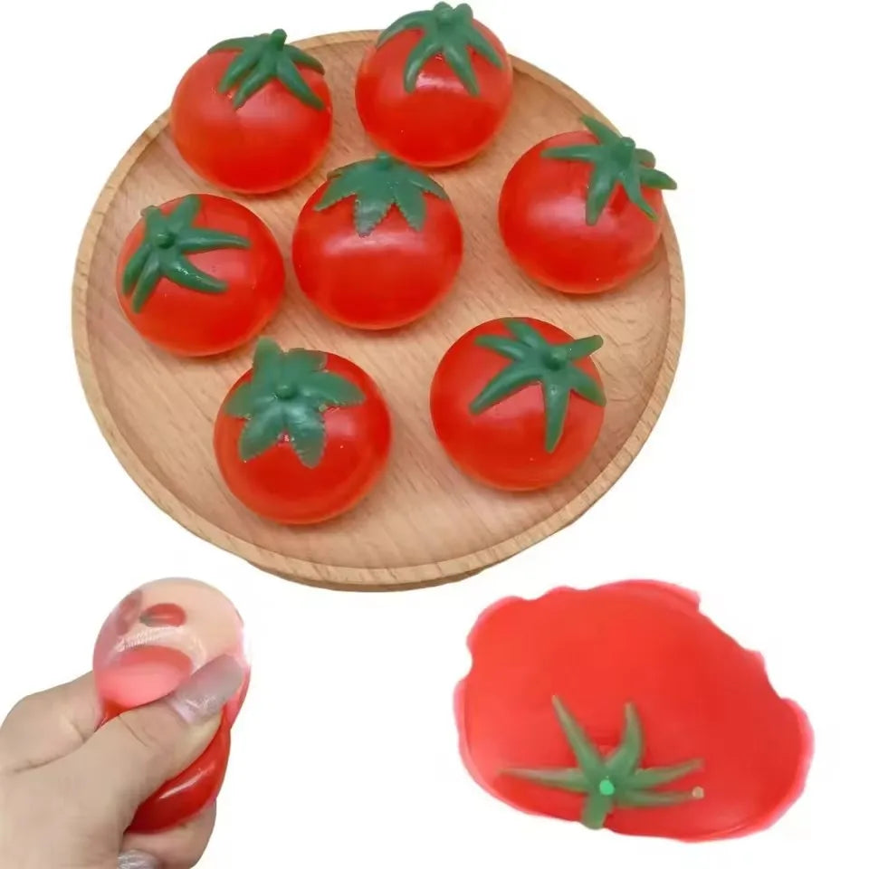 Taba Squishy Cool In Summer Tomatoes Water Balloon | Unbreakable Artificial Fruit Squeeze Toys for B