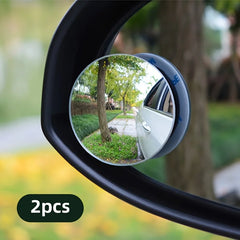 2Pcs Car Mirror HD Convex Mirror Blind Spot Auto Rearview Mirror 360 Degree Wide Angle V detail view