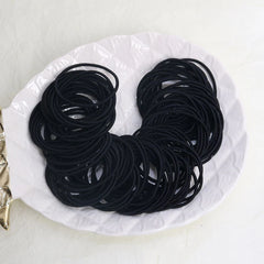 100PCS/Set Hair Ties Elastic Rubber Bands for Women Men Thin Hair Rubber Bands Ponyta alternate view