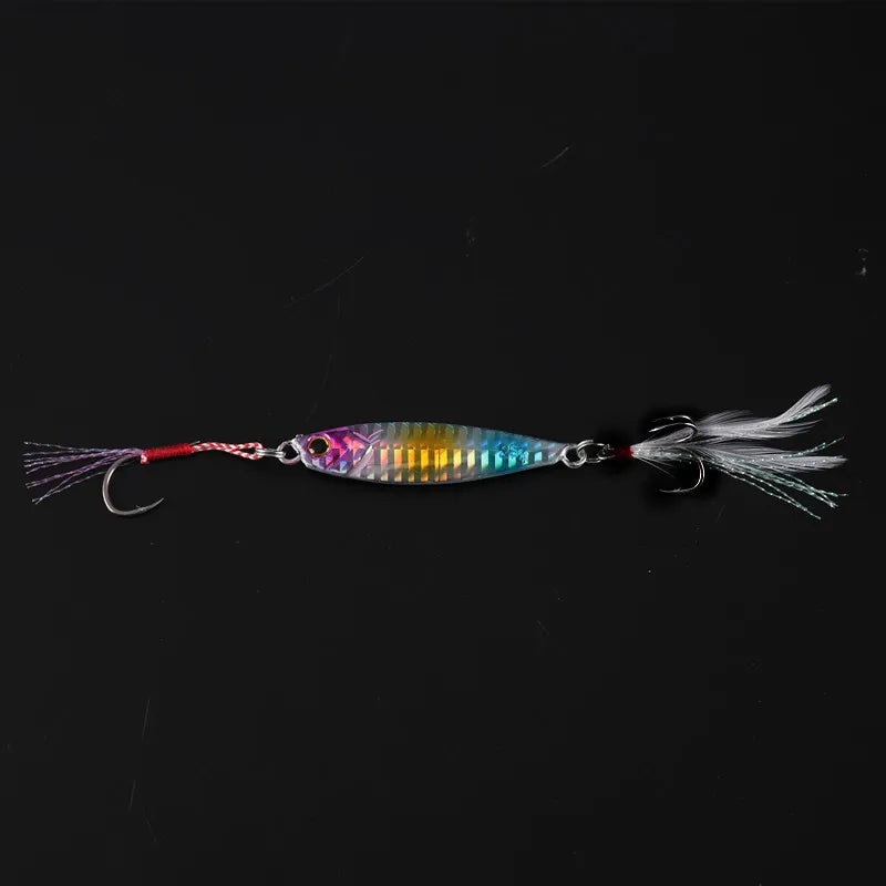 Shore Cast Fishing Lure Slow Shaking Jigbait 7g/10g/15g/20g/25g/30g/40g/60g Jig Art additional angle