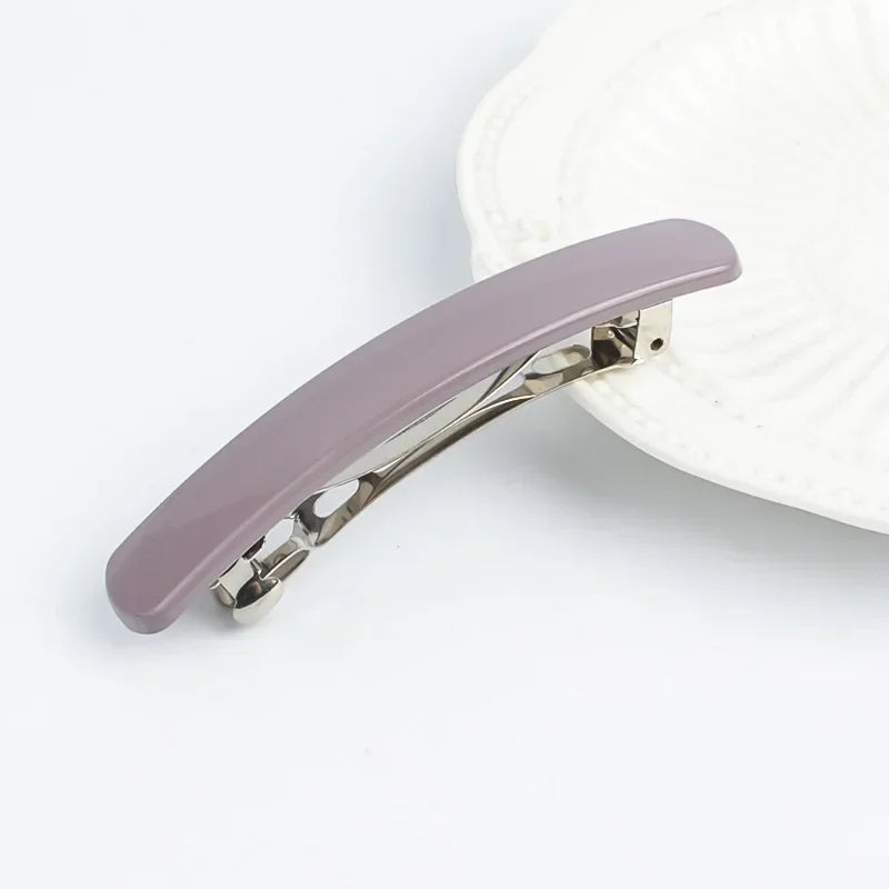 Frosted Back of The Head Hair Clips Headdress Female Lady Simple Large Hair Clip Spring Clip Hair Styling Hairpin Korean Fashion