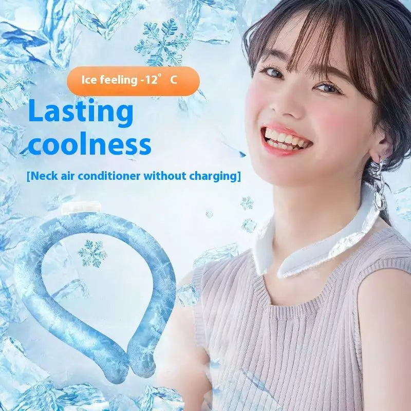 Outdoor Summer Neck Cooling Tube | Reusable Ice Ring for Hiking, Cycling, and Fishing alternate view