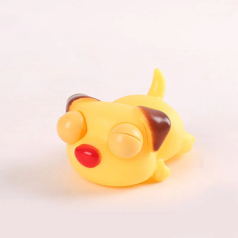 Creative Funny Eyeball Burst Squeeze Eye Toy Love sleeping dogs Pinch Toys Adult Kids alternate view