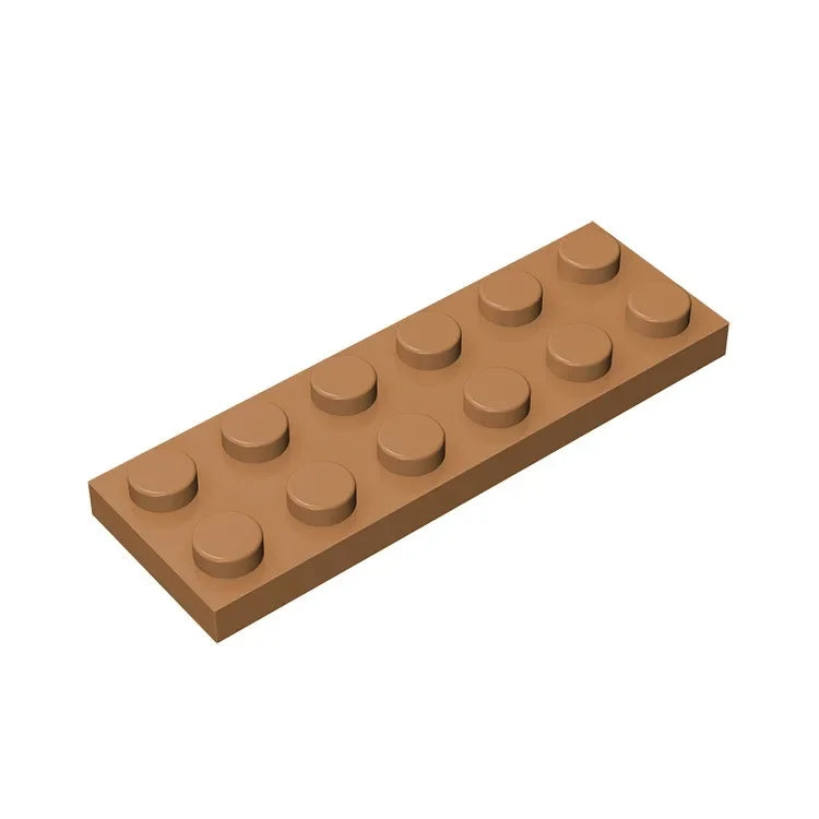 Plate 2 x 6 Building Block | Compatible Building Brick for DIY Creations detail view