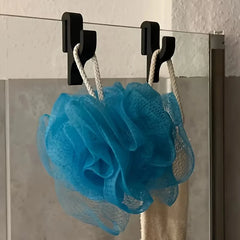 Modern Plastic Shower Hook close-up view