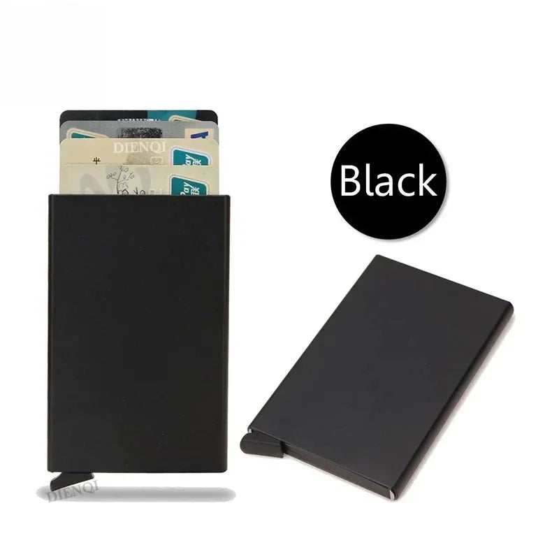 Pop Up Minimalist Smart Wallet | Thin Slim RFID Credit Card Holder for Men Women additional angle
