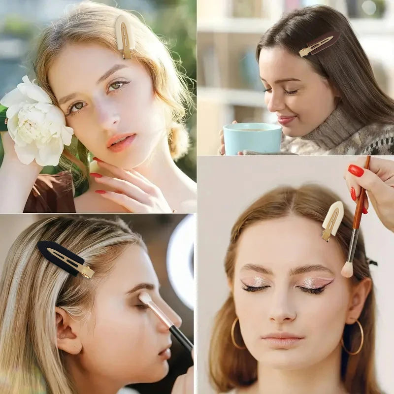 6PCS/SET Women's Multi-Colored Acrylic Non-Bending Hairpin Daily Makeup Face Wash B additional angle