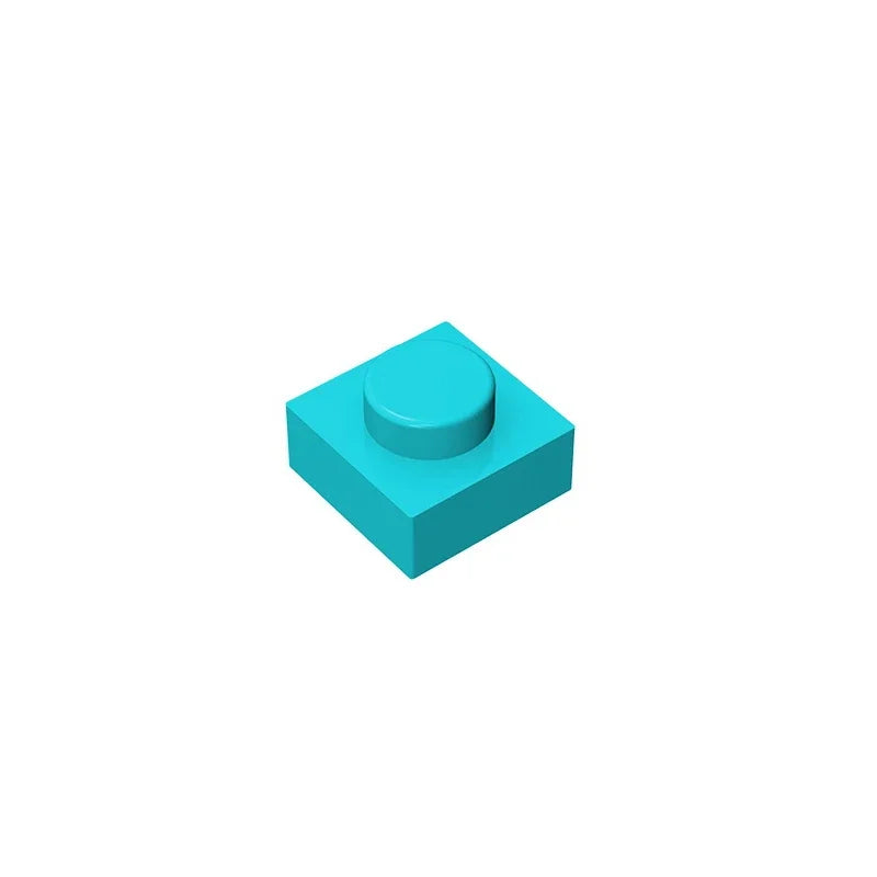Gobricks GDS-501 Plate 1 x 1 | Compatible Building Block for Creative Builds detail view