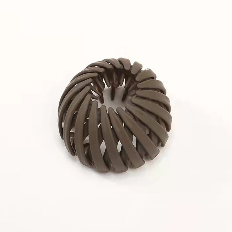 Magic Hair Pins Clips Bird Nest Shaped Hair Holder Matte Hair Ring Ball Head  High Ponytail Hair Device Women Hair Accessories