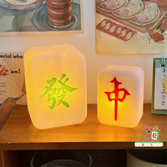 Mahjong Night Light | Soft LED Sleep Light with Eye Protection detail view