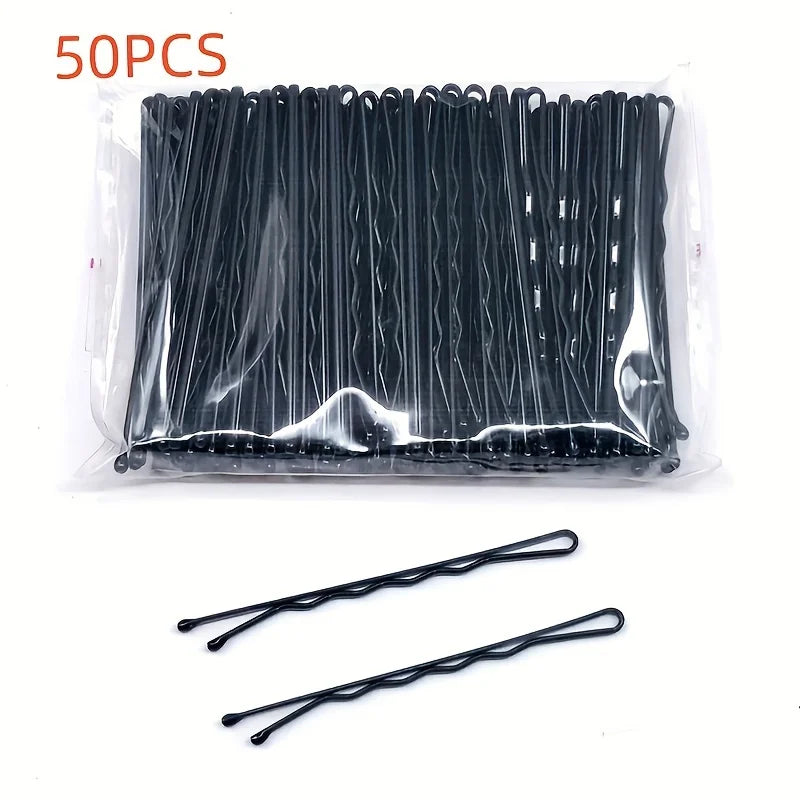 Solid Color Hair Bobby Pins Broken Hair Finishing Clips Bangs Clips Hair Styling Accesso detail view