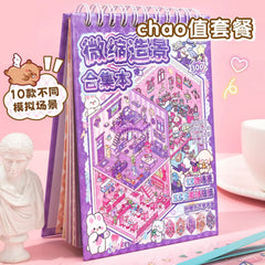 Mr.Paper 30Pcs 3D Miniature Scene Stickers | Layered Diorama Decals for Journaling and Craft