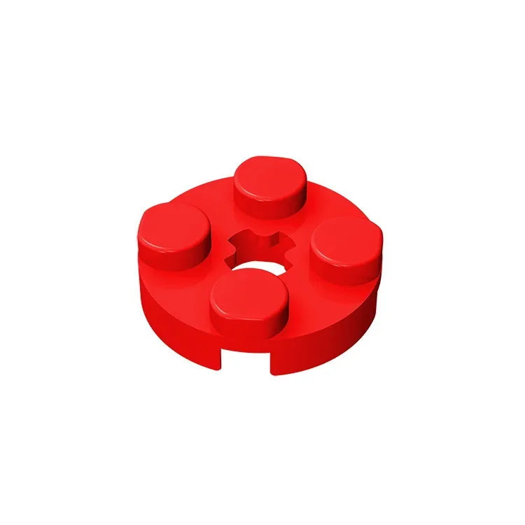 Gobricks GDS-609 PLATTE 2X2 RUND | Kompatible Bausteine für DIY-Lernmodelle