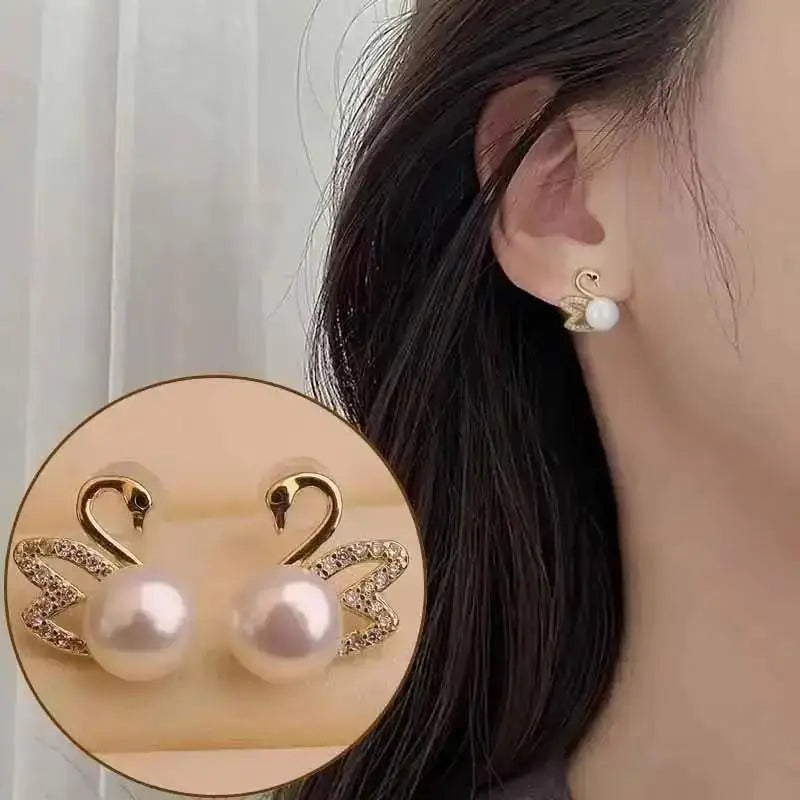 Korean Fashion Seven Star Zirkon Ohrringe | Luxus Kristall Sterne Ohrstecker