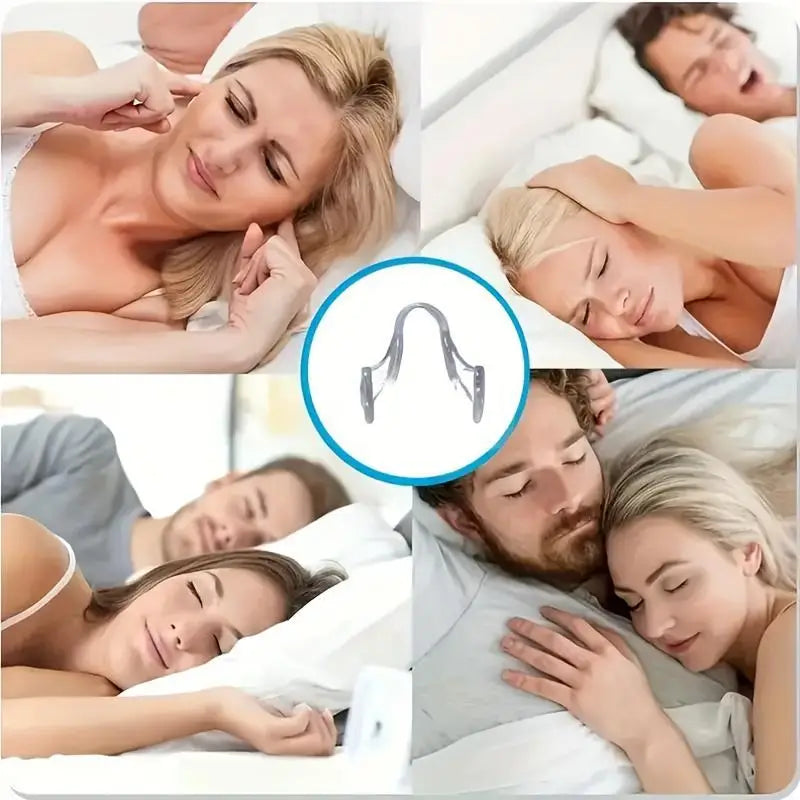 3Pcs Silicone Sleeping Nasal Dilator | Natural Anti-Snoring Aid for Better Sleep close-up view