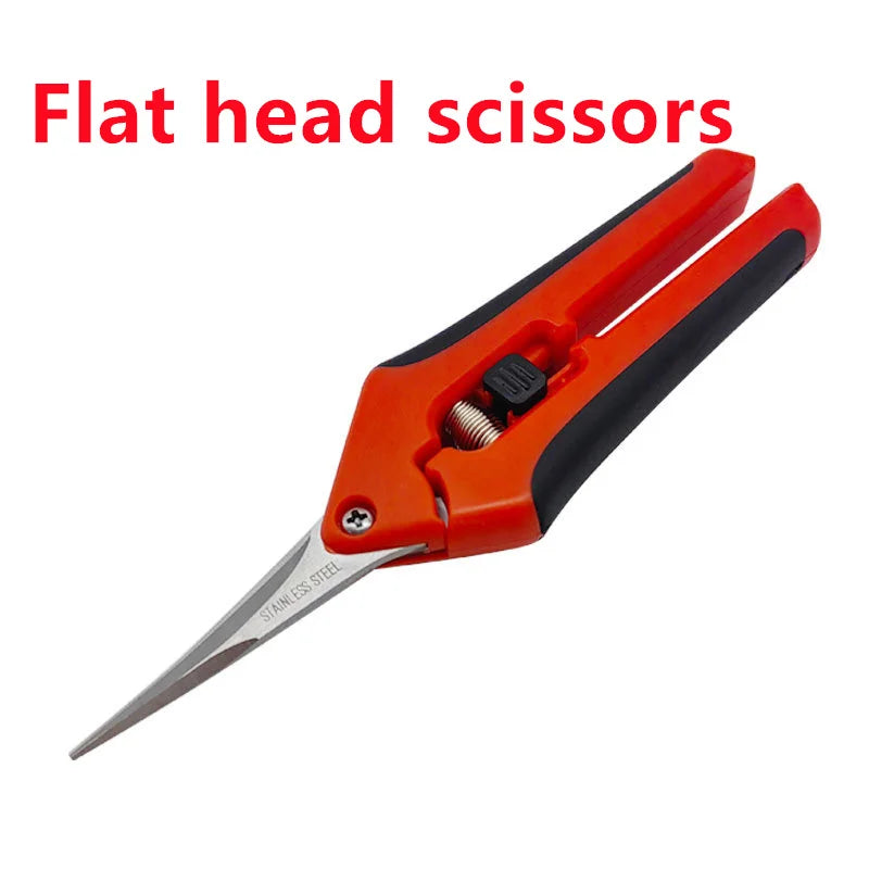 6.5 Inch Gardening Scissors Hand Pruner | Pruning Shears with Stainless Steel Blade additional angle