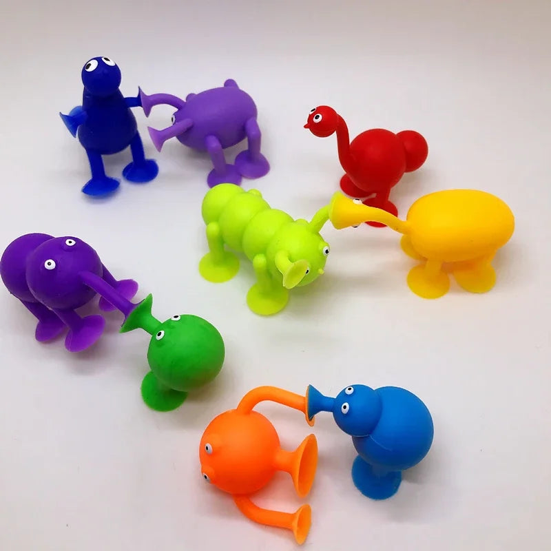 Random Mini Sucker Suction Cup Dolls Explore the Seas with Marine Life Action Figur additional angle