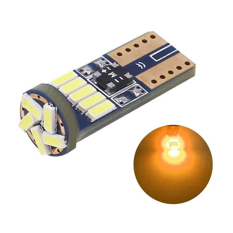 T10 W5W 4014 15SMD LED Canbus Bulbs | High Power 6000K White No Error detail view