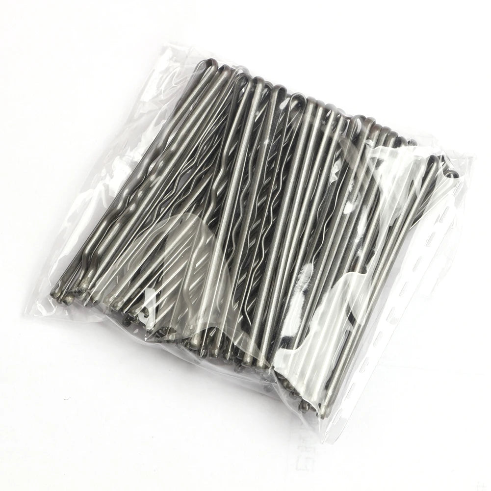 50pcs/set Multi Colors Women Bobby Pins 5cm Hair Clip Lady Hairpins Curly Wavy Grips alternate view