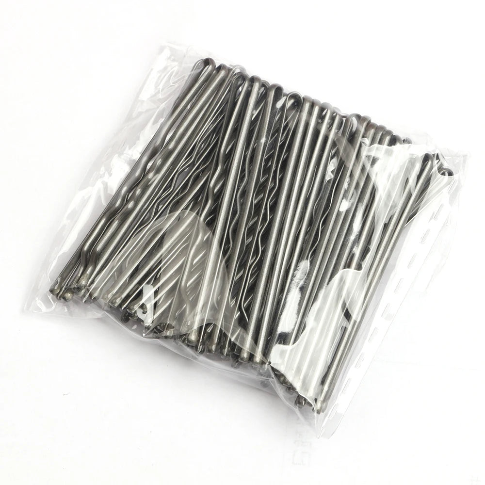 50pcs/set Multi Colors Women Bobby Pins 5cm Hair Clip Lady Hairpins Curly Wavy Grips alternate view