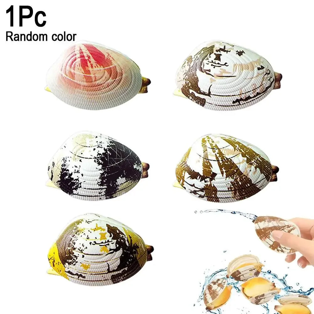 Baby Bath Toy Seashell Design Food Grade ABS Press Water Spray 30-50cm Height Refilla alternate view