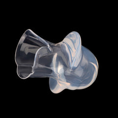 Anti Snoring Mouthpiece | Medical Silicone Tongue Retainer for Sleep Apnea close-up view