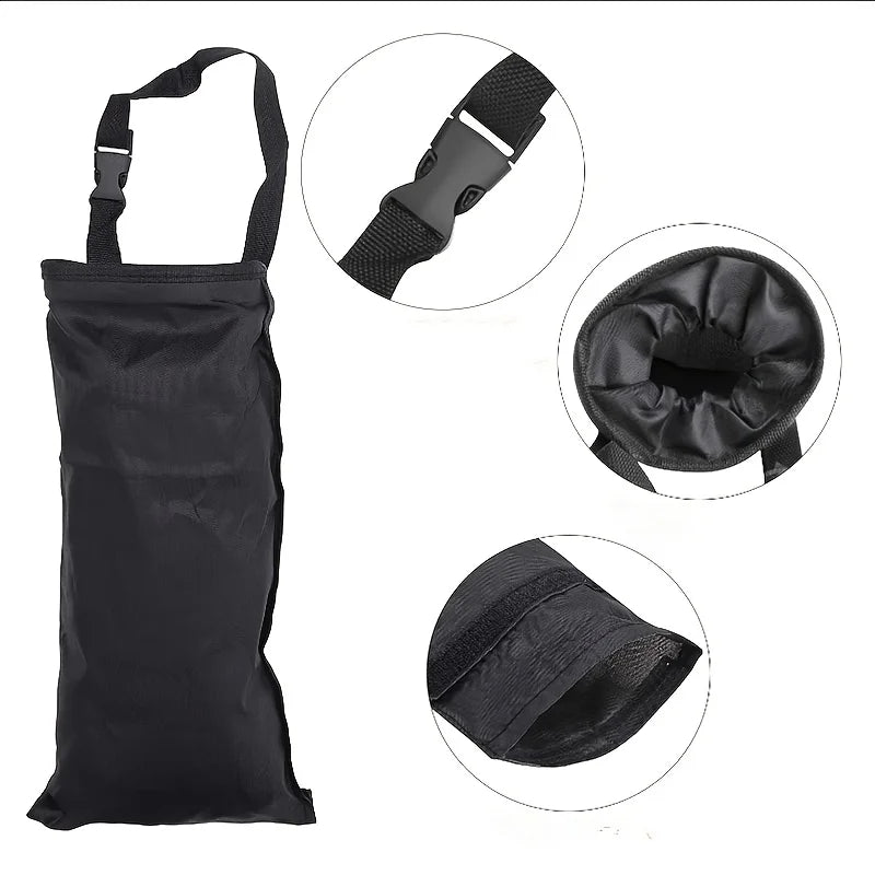 Car Trash Bag Hanging Foldable Seat Organizer Pouch