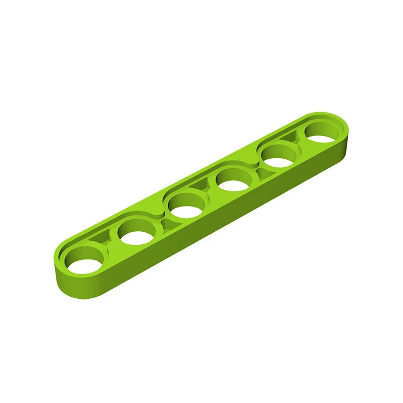 Gobricks GDS-694 Technical Liftarm Thin 1 x 6 | Compatible Building Block Piece detail view