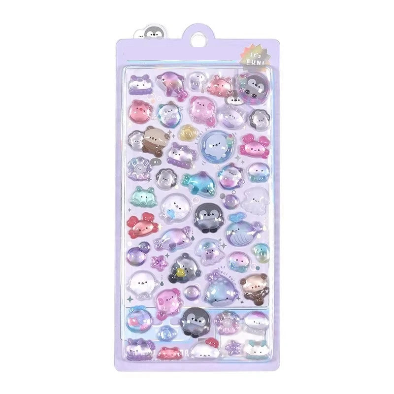 3D Food Stamping Seal Sticker | Japanese Anime Decorative Craft Stickers for Kids additional angle