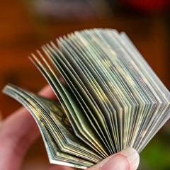 Mr. Paper 300Pcs/bag DouDou sticker book flashy flow series material book mini retro s close-up view