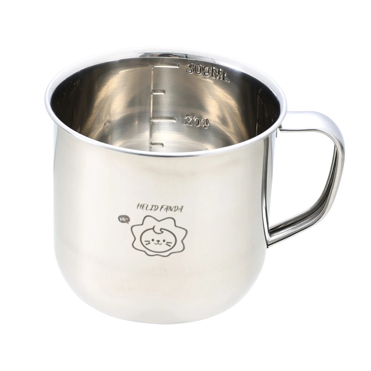 Stainless Steel Kids Water Cup with Handle | 300ml Anti-Scald Mini Mug lifestyle view