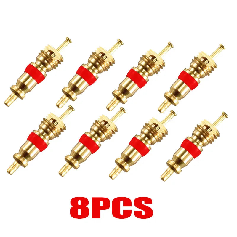 Copper Valve Core Car Motorcycle Bike Tire Valve Core American/US Vacuum Tyre Valve Stem detail view