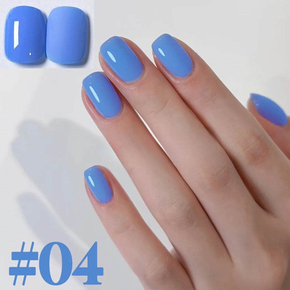 1-6pcs SHAKA Spring Ice Skin Naked Pink Gel Nail Polish 2026 New Style Versatile An additional angle