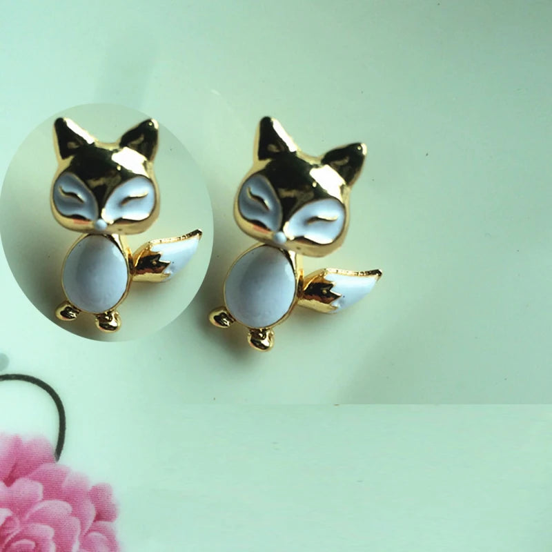 New Fashion Cute Animal Female Creative Handmade Earrings Polymer Clay Dinosaur Dog C alternate view