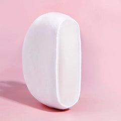 Extra Large Jumbo Body Powder Puff | Smooth Cosmetic Sponge for Loose Mineral Makeup close-up view