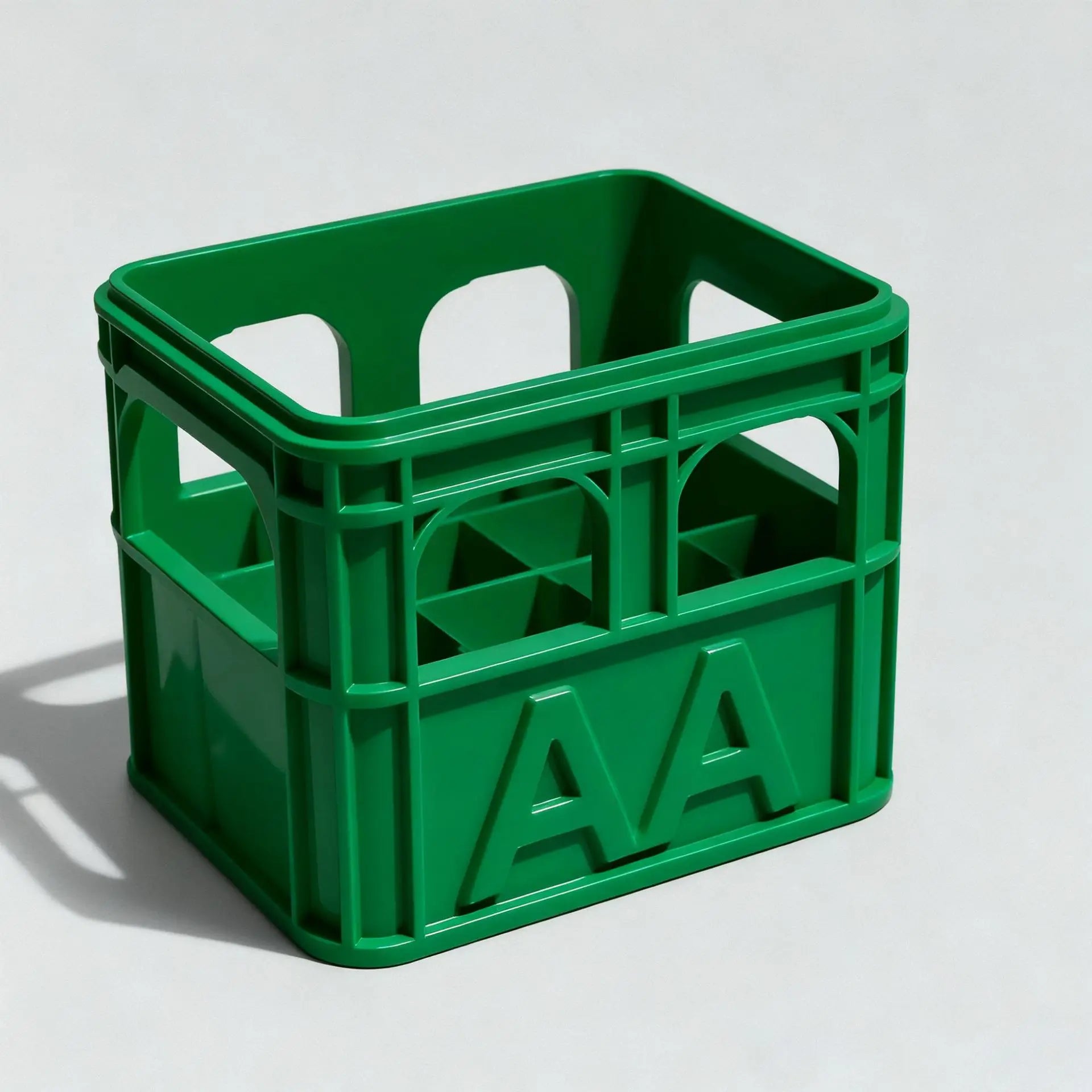 3D Printed Beer Crate Style Stackable Battery Storage Box | AA AAA 18650 21700 9V Org alternate view