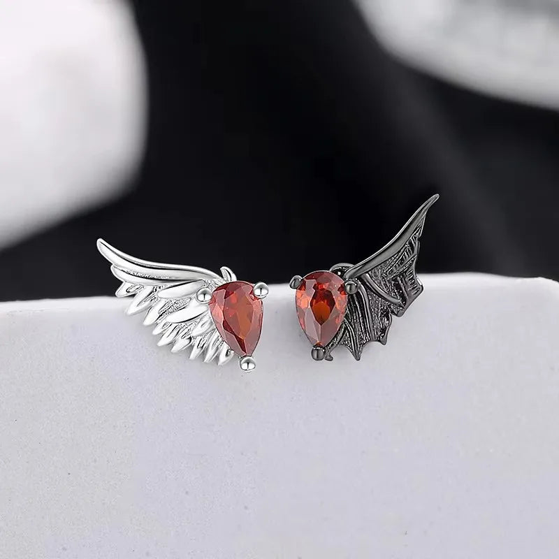 PANJBJ925 Sterling Silver Frosting Hoop Earrings For Women Texture Geometry Design Trend detail view