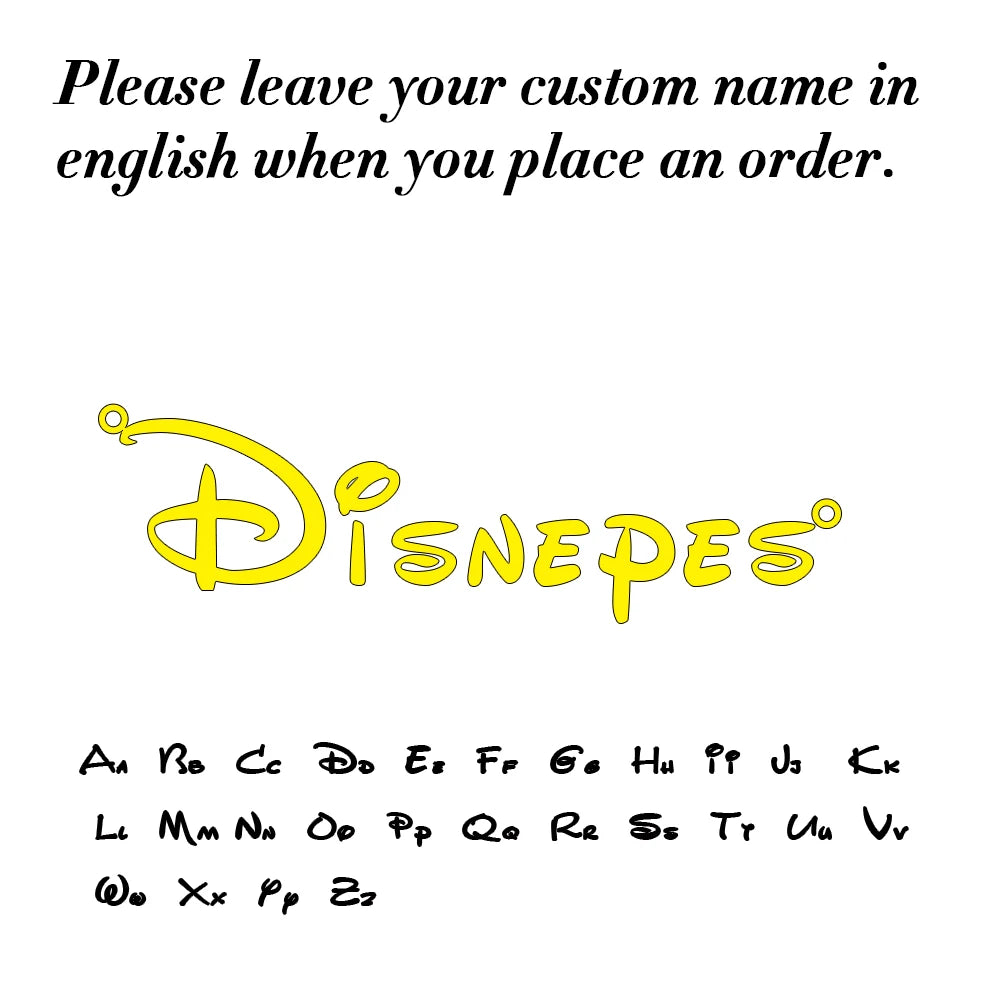 Custom Name Necklace for Women Personalised Cursive Letter Pendant Stainless Steel Jewel detail view