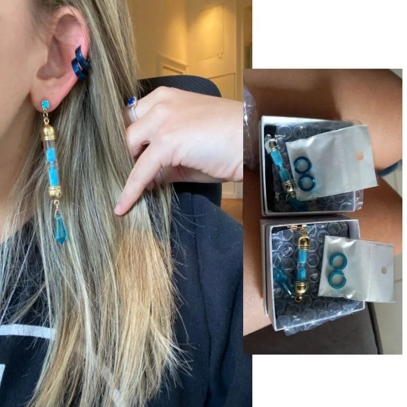 Vanitas Earrings | The Case Study of Vanitas Cosplay Jewelry additional angle