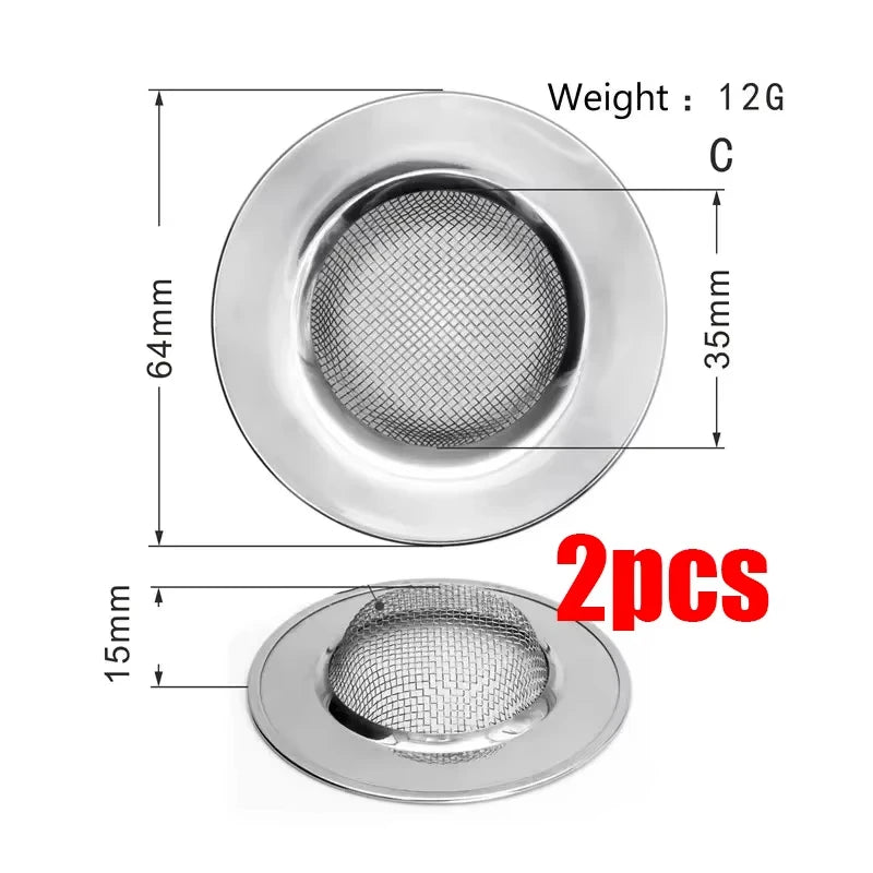 Kitchen Sink Strainer | Stainless Steel Mesh Drain Filter for Sink and Bathroom detail view