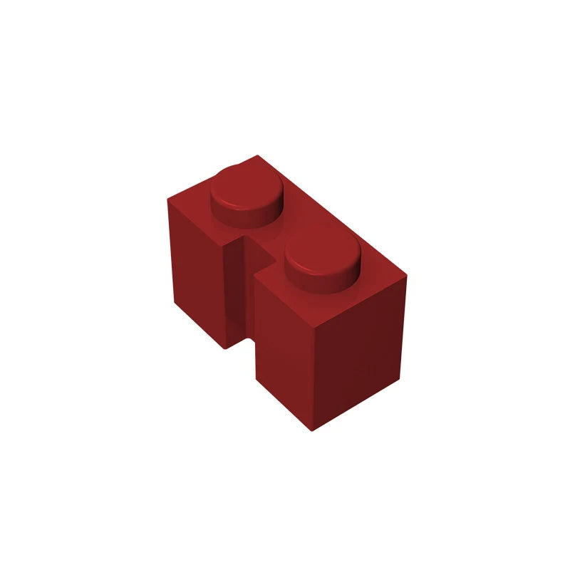 Gobricks GDS-798 Brick 1x2 with Groove | Compatible Building Block for DIY Sets alternate view