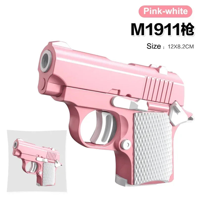 3D Mini 1911 Gravity Fidget Toy | Stress Relief Adult Decompression Gift close-up view