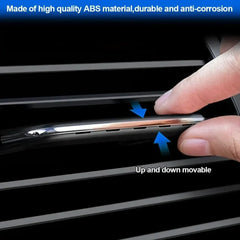 2/4Pcs Car Dashboard Air Conditioner Outlet Pick AC Vent Grille Tab Clip Replacement Acc detail view