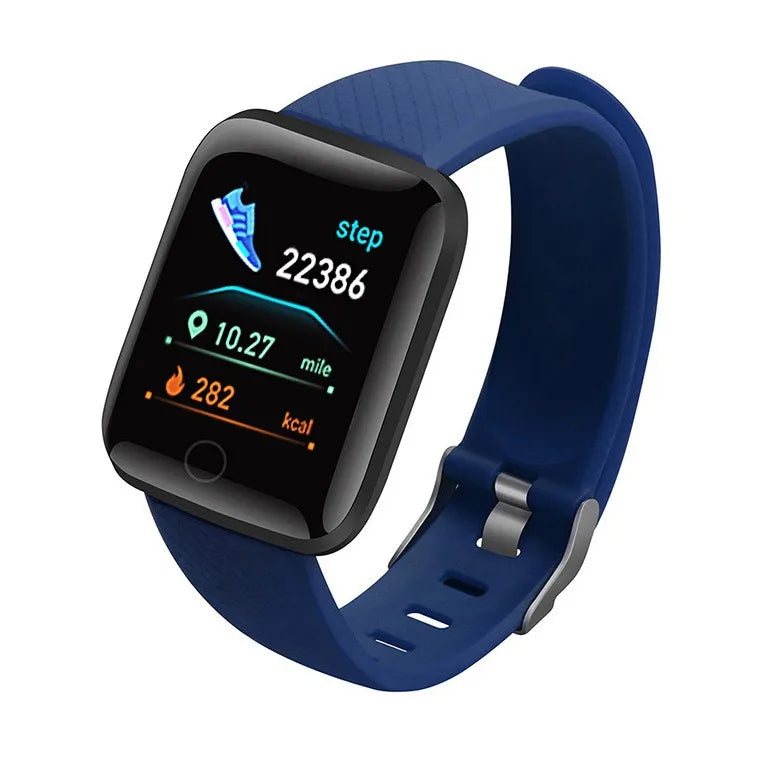 116Plus Smart Watch for Men Women Kids Gift Message Remind Music Control Sport Step additional angle
