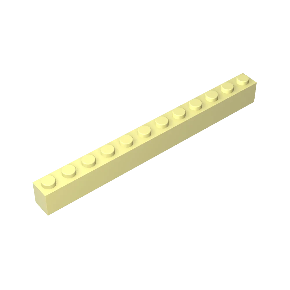 Gobricks GDS-538 Brick 1 x 12 | Compatible Building Block Pieces for DIY Construction alternate view