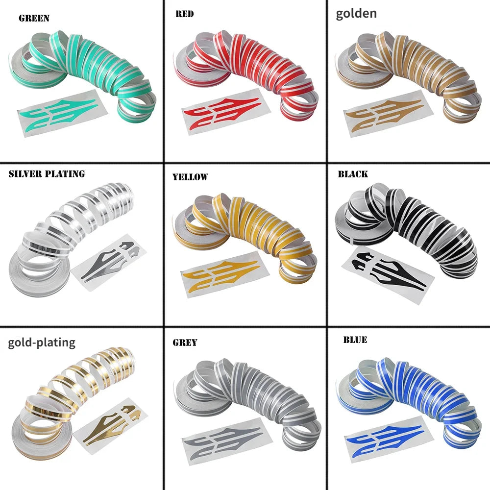 Multicolor Striping Pin Stripe Double Line Tape Car Body Decal Vinyl Sticker additional angle