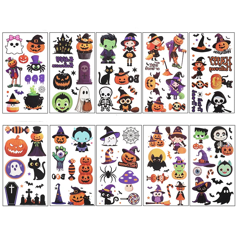 10pcs Soccer Temporary Tattoo Stickers Kids Boys Birthday Party Favors Sport Football close-up view